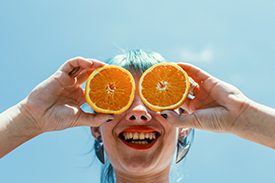 cuidar de la dieta durante las vacaciones naranja